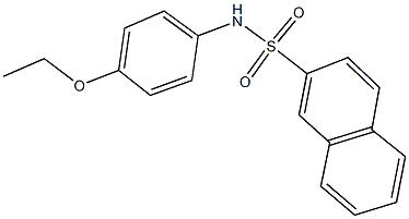 N-(4-ethoxyphenyl)-2-naphthalenesulfonamide 구조식 이미지