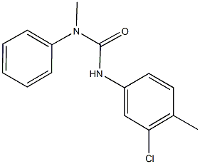 N'-(3-chloro-4-methylphenyl)-N-methyl-N-phenylurea 구조식 이미지