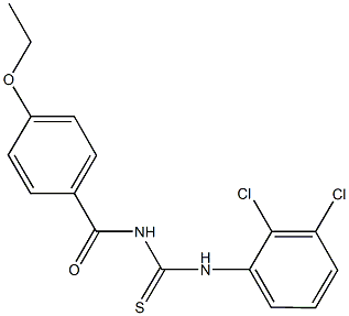 N-(2,3-dichlorophenyl)-N'-{[4-(ethyloxy)phenyl]carbonyl}thiourea 구조식 이미지