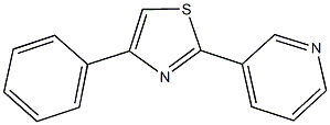 3-(4-phenyl-1,3-thiazol-2-yl)pyridine Structure