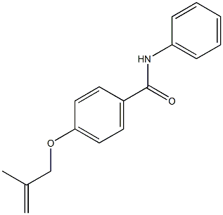 4-[(2-methyl-2-propenyl)oxy]-N-phenylbenzamide Structure