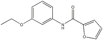 N-(3-ethoxyphenyl)-2-furamide 구조식 이미지