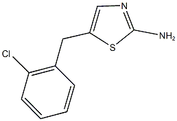 5-(2-CHLOROBENZYL)-1,3-THIAZOL-2-AMINE Structure