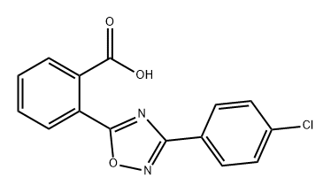 2-[3-(4-chlorophenyl)-1,2,4-oxadiazol-5-yl]benzoic acid Structure