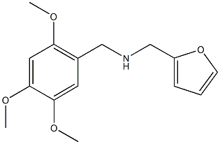 N-(2-furylmethyl)-N-(2,4,5-trimethoxybenzyl)amine 구조식 이미지