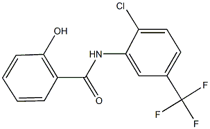 N-[2-chloro-5-(trifluoromethyl)phenyl]-2-hydroxybenzamide Structure