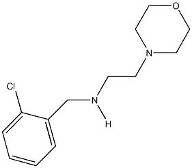 N-(2-chlorobenzyl)-N-[2-(4-morpholinyl)ethyl]amine Structure