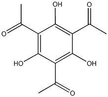 1-(3,5-diacetyl-2,4,6-trihydroxyphenyl)ethanone Structure