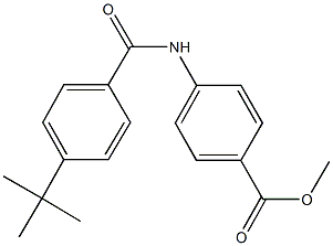 methyl 4-[(4-tert-butylbenzoyl)amino]benzoate Structure