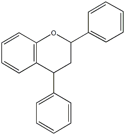 2,4-diphenylchromane 구조식 이미지