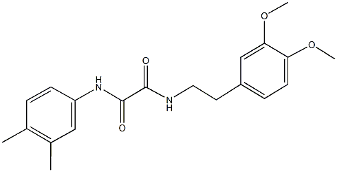 N~1~-[2-(3,4-dimethoxyphenyl)ethyl]-N~2~-(3,4-dimethylphenyl)ethanediamide Structure