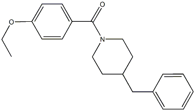 4-benzyl-1-(4-ethoxybenzoyl)piperidine Structure