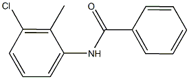 N-(3-chloro-2-methylphenyl)benzamide 구조식 이미지