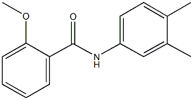 N-(3,4-dimethylphenyl)-2-methoxybenzamide 구조식 이미지