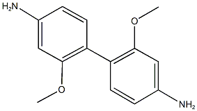 4'-amino-2,2'-dimethoxy[1,1'-biphenyl]-4-ylamine 구조식 이미지