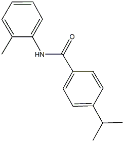 4-isopropyl-N-(2-methylphenyl)benzamide Structure