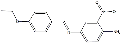 N~4~-(4-ethoxybenzylidene)-2-nitro-1,4-benzenediamine 구조식 이미지