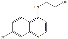 2-[(7-chloro-4-quinolinyl)amino]ethanol Structure