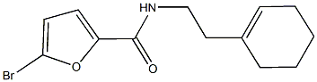 5-bromo-N-[2-(1-cyclohexen-1-yl)ethyl]-2-furamide Structure