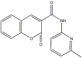 N-(6-methylpyridin-2-yl)-2-oxo-2H-chromene-3-carboxamide Structure