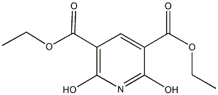 diethyl 2,6-dihydroxypyridine-3,5-dicarboxylate Structure