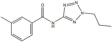 3-methyl-N-(2-propyl-2H-tetraazol-5-yl)benzamide Structure