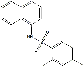 2,4,6-trimethyl-N-(1-naphthyl)benzenesulfonamide Structure