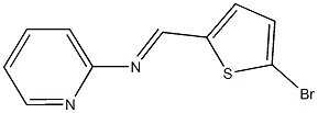 N-[(5-bromo-2-thienyl)methylene]-N-(2-pyridinyl)amine 구조식 이미지