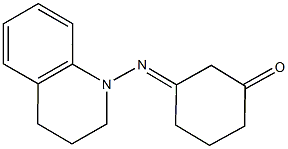 3-(3,4-dihydro-1(2H)-quinolinylimino)cyclohexanone 구조식 이미지