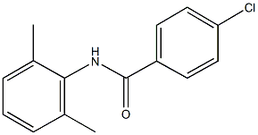 4-chloro-N-(2,6-dimethylphenyl)benzamide 구조식 이미지