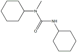 N,N'-dicyclohexyl-N-methylurea 구조식 이미지