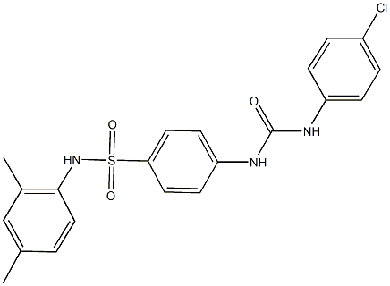 4-{[(4-chloroanilino)carbonyl]amino}-N-(2,4-dimethylphenyl)benzenesulfonamide Structure