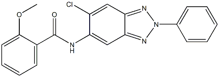 N-(6-chloro-2-phenyl-2H-1,2,3-benzotriazol-5-yl)-2-methoxybenzamide Structure