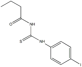 N-butyryl-N'-(4-iodophenyl)thiourea 구조식 이미지