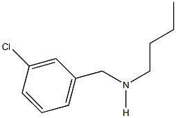 N-butyl-N-(3-chlorobenzyl)amine 구조식 이미지