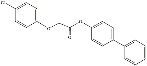 [1,1'-biphenyl]-4-yl (4-chlorophenoxy)acetate Structure