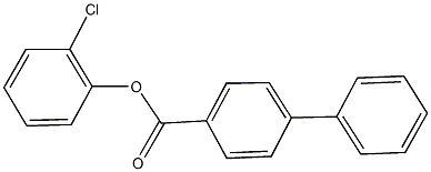 2-chlorophenyl [1,1'-biphenyl]-4-carboxylate Structure