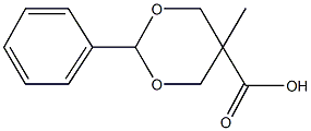 5-methyl-2-phenyl-1,3-dioxane-5-carboxylic acid 구조식 이미지