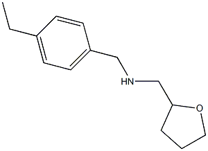 N-(4-ethylbenzyl)-N-(tetrahydro-2-furanylmethyl)amine Structure