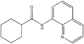 N-(8-quinolinyl)cyclohexanecarboxamide 구조식 이미지