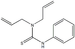 N,N-diallyl-N'-phenylthiourea 구조식 이미지