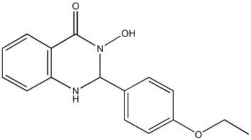 2-(4-ethoxyphenyl)-3-hydroxy-2,3-dihydro-4(1H)-quinazolinone 구조식 이미지