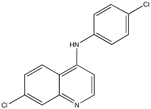 7-chloro-N-(4-chlorophenyl)-4-quinolinamine Structure