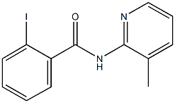 2-iodo-N-(3-methyl-2-pyridinyl)benzamide 구조식 이미지