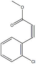 methyl 3-(2-chlorophenyl)-2-propynoate 구조식 이미지