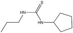 N-cyclopentyl-N'-propylthiourea 구조식 이미지