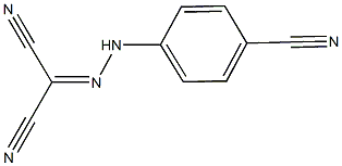 2-[(4-cyanophenyl)hydrazono]malononitrile Structure