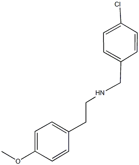 N-(4-chlorobenzyl)-2-(4-methoxyphenyl)ethanamine 구조식 이미지