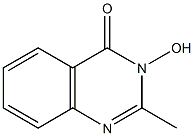 3-hydroxy-2-methylquinazolin-4(3H)-one 구조식 이미지