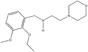 N-(2-ethoxy-3-methoxybenzyl)-N-[2-(4-morpholinyl)ethyl]amine 구조식 이미지